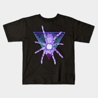 Tarantula “Vaporwave” Triangle V13 (Glitch) Kids T-Shirt